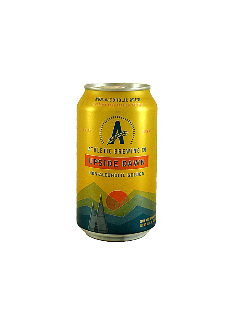 Athletic Brewing "Upside Dawn" Non-Alcoholic Golden Ale 12oz Can - San Diego, CA