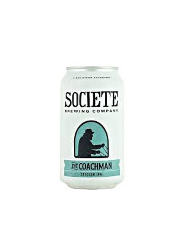 Societe Brewing "The Coachman" Session IPA 12oz can - San Diego, CA