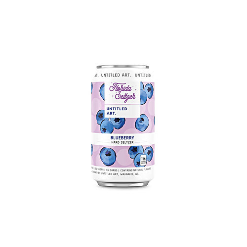 Untitled Art "Florida Seltzer: Blueberry" 12oz can - Waunakee, WI Untitled Art "Florida Seltzer: Blueberry" 12oz can - Waunakee, WI
