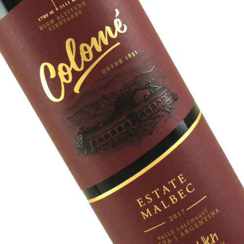 Colome 2019 Estate Malbec, Valle Calchaqui, Argentina Colome 2019 Estate Malbec, Valle Calchaqui, Argentina
