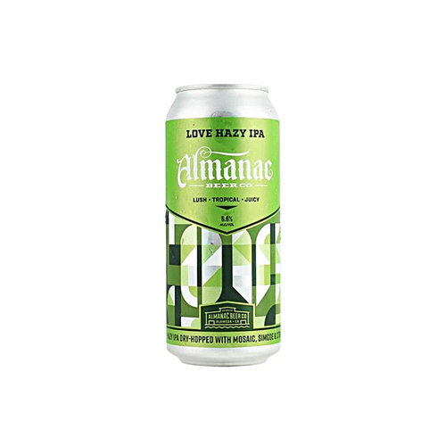 Almanac Beer Co. "Love Hazy" IPA 16oz can - Alameda, CA Almanac Beer Co. "Love Hazy" IPA 16oz can - Alameda, CA