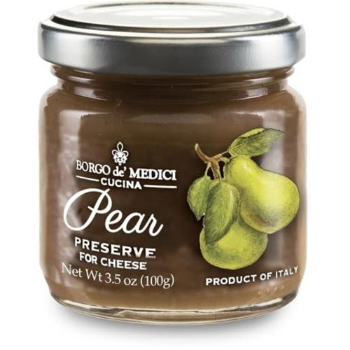 Borgo de' Medici, Pear Preserve for Cheese Tasting, 3.5 oz Borgo de' Medici, Pear Preserve for Cheese Tasting, 3.5 oz