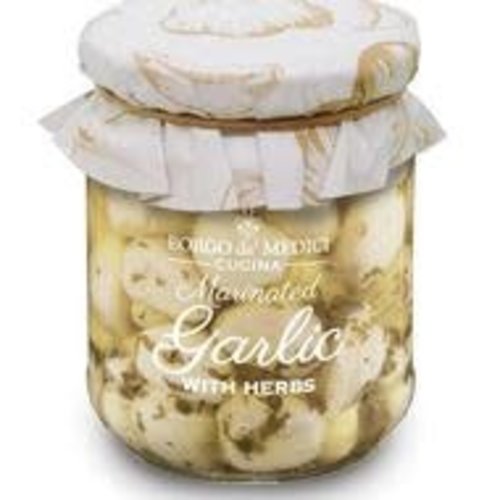 Borgo de' Medici, Marinated Garlic with Herbs, 6.3 oz Borgo de' Medici, Marinated Garlic with Herbs, 6.3 oz