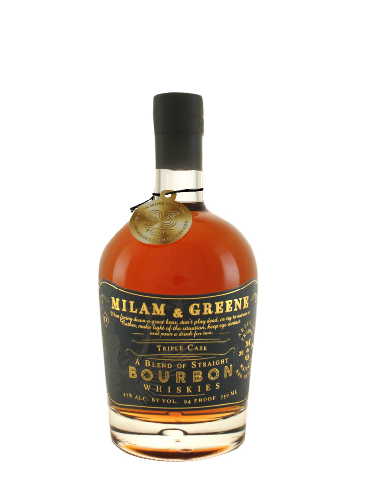 Milam &  Greene Triple Cask Straight Bourbon Whiskey