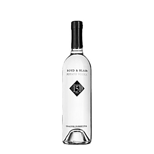 Boyd & Blair Professional 151 Proof Potato Vodka, Glenshaw, Pennsylvania, 375ml Boyd & Blair Professional 151 Proof Potato Vodka, Glenshaw, Pennsylvania, 375ml