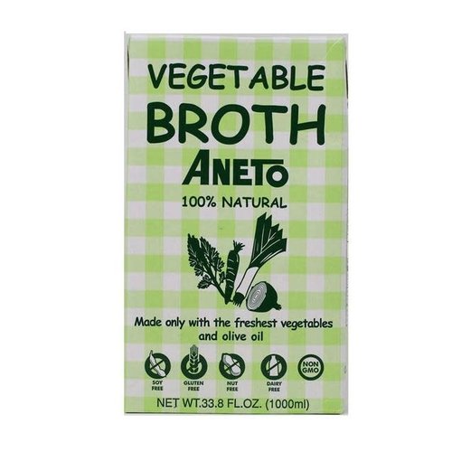 Aneto Vegetable Broth, 100% Natural, 33.8 fl. oz. Aneto Vegetable Broth, 100% Natural, 33.8 fl. oz.