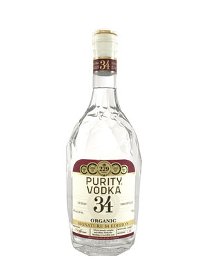 Purity Ultra 34 Times Distilled Premium Organic Vodka, Malmo, Sweden