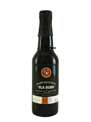 Harviestoun Brewery "Ola Dubh" Special 12 Reserve Whisky Casks 330ml Bottle - Scotland