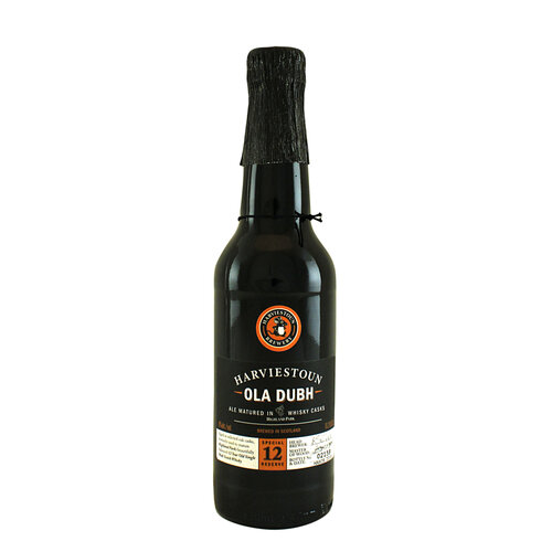 Harviestoun Brewery "Ola Dubh" Special 12 Reserve Whisky Casks 330ml Bottle - Scotland