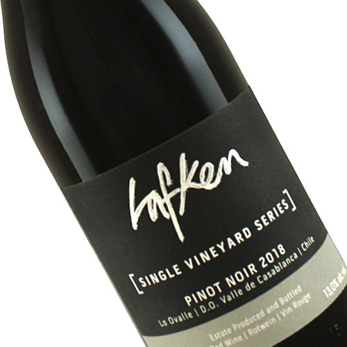 Lafken 2018 Single Vineyard Series Pinot Noir Leyda Valley, Chile Lafken 2018 Single Vineyard Series Pinot Noir Leyda Valley, Chile