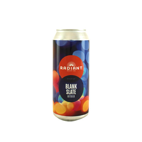 Radiant Beer Co. "Blank Slate" Witbier 16oz can - Anaheim, CA