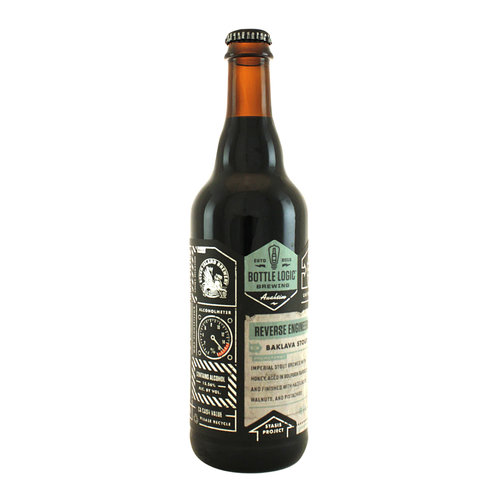 Bottle Logic Brewing "Reverse Engineering" Baklava Stout 500ml. bottle - Anaheim, CA Bottle Logic Brewing "Reverse Engineering" Baklava Stout 500ml. bottle - Anaheim, CA