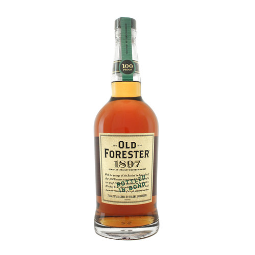 Old Forester 1897 Kentucky Straight Bourbon Whiskey, Bottled in Bond, Louisville, Kentucky