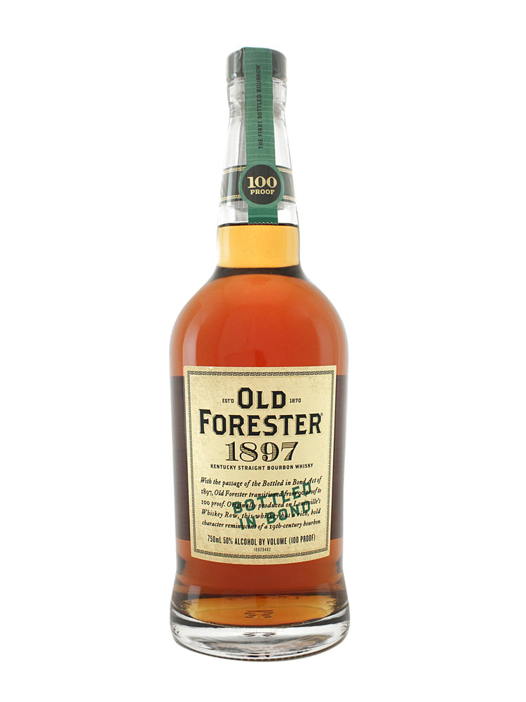 Old Forester 1897 Kentucky Straight Bourbon Whiskey, Bottled in Bond, Louisville, Kentucky