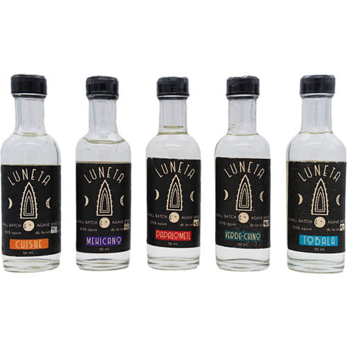 Luneta  Five Bottle (50ml)  Agave Spirit Tasting Kit