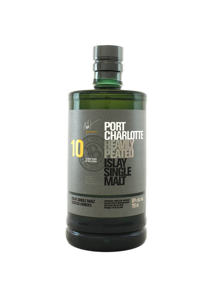 Bruichladdich Port Charlotte 10 Year Heavily Peated Islay Single Malt Scotch Whisky