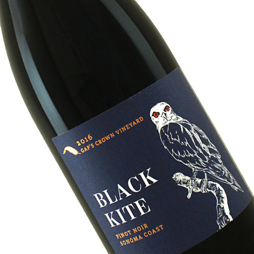 Black Kite Cellars 2016 Pinot Noir Gap’s Crown Vineyard, Sonoma Coast Black Kite Cellars 2016 Pinot Noir Gap’s Crown Vineyard, Sonoma Coast