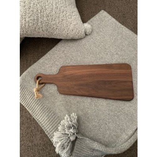 American Farmhouse Designs - Small Walnut Charcuterie Paddle, 15"L x 5.5"/7.5"W American Farmhouse Designs - Small Walnut Charcuterie Paddle, 15"L x 5.5"/7.5"W