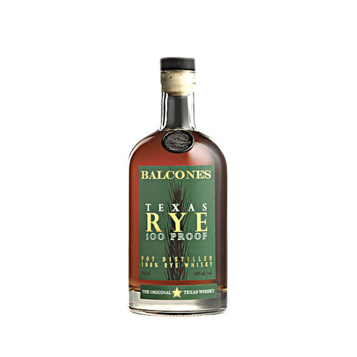 Balcones Texas 100 Proof Pot Distilled Straight Rye Whisky, Texas Balcones Texas 100 Proof Pot Distilled Straight Rye Whisky, Texas