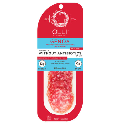 Olli Genoa Salami Sliced, 1.5 oz Olli Genoa Salami Sliced, 1.5 oz