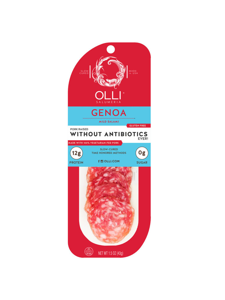 Olli Genoa Salami Sliced, 1.5 oz