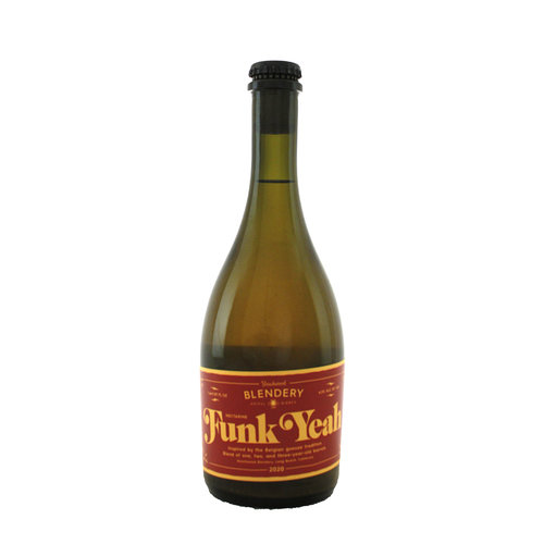 Beachwood Blendery "Funk Yeah" Belgian-Style Sour Ale w/ Nectarines 500ml. bottle - Long Beach, CA Beachwood Blendery "Funk Yeah" Belgian-Style Sour Ale w/ Nectarines 500ml. bottle - Long Beach, CA