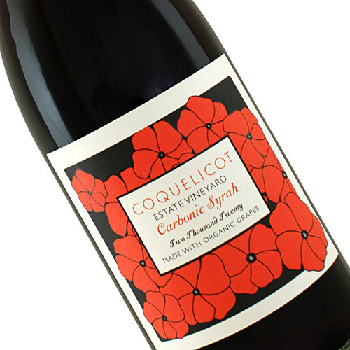 Coquelicot Estate 2021 Carbonic Syrah, Organic, Los Olivos Coquelicot Estate 2021 Carbonic Syrah, Organic, Los Olivos