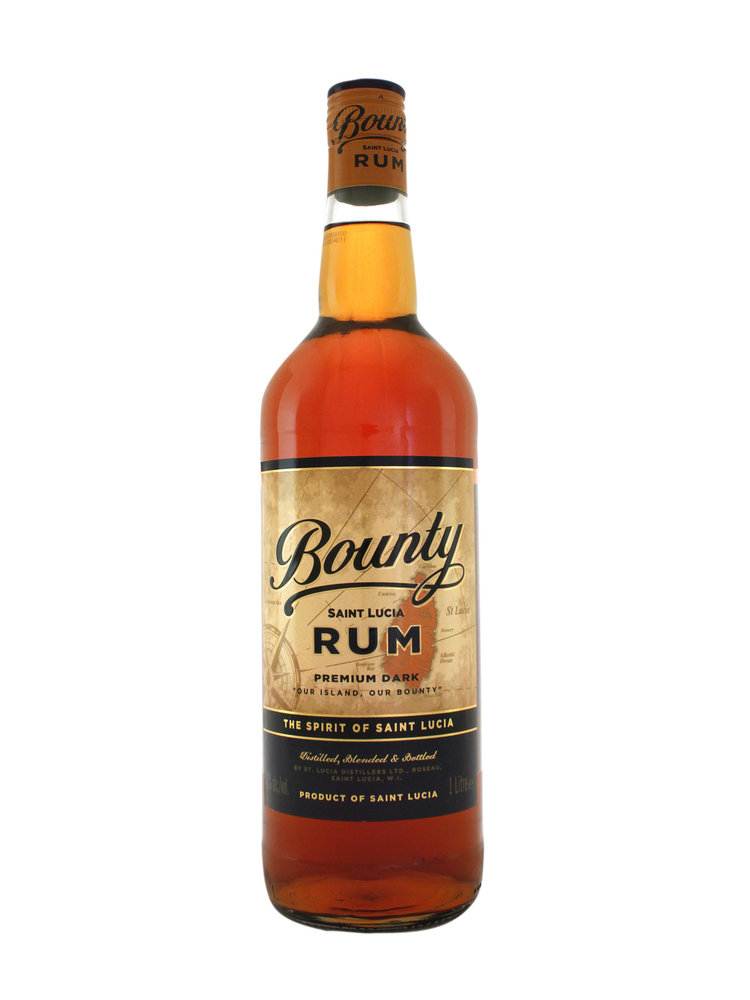 Bounty Premium Dark Rum 1 Liter, Saint Lucia
