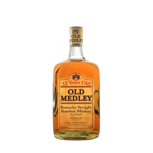 Old Medley 12 Year Old Kentucky Straight Bourbon Whiskey Sour Mash Old Medley 12 Year Old Kentucky Straight Bourbon Whiskey Sour Mash