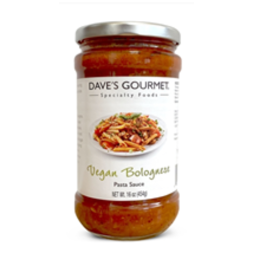 Dave's Gourmet Vegan Bolognese Pasta Sauce, 16 oz Dave's Gourmet Vegan Bolognese Pasta Sauce, 16 oz