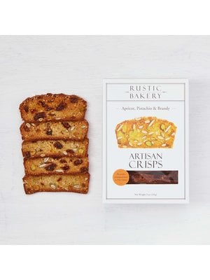 Rustic Bakery Apricot, Pistachio and Brandy Artisan Crisps, 5 oz, Petaluma, California
