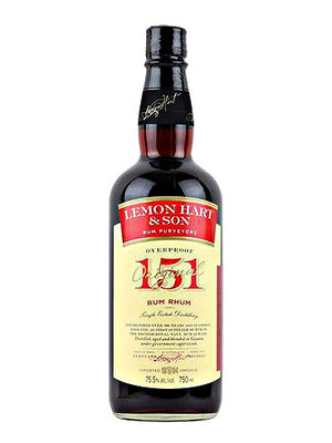 Lemon Hart & Son 151 Rum, Guyana