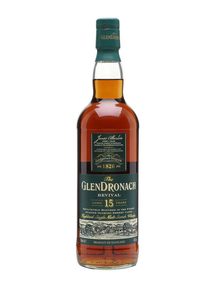 GlenDronach 15 Year Highland Single Malt Scotch Whisky