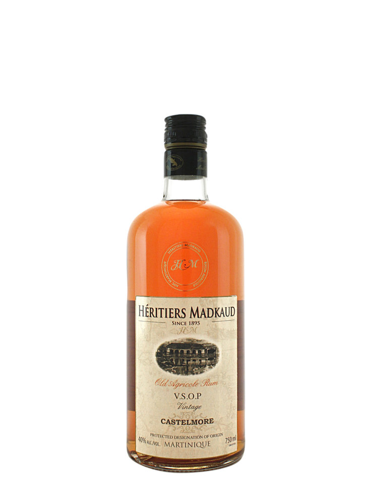 Heritiers Madkaud "Castlemore" Old Agricole Rum, Martinique