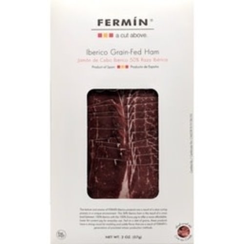 Fermin Jamon de Cebo Iberico Grain-Fed Ham Sliced 2oz, Spain Fermin Jamon de Cebo Iberico Grain-Fed Ham Sliced 2oz, Spain