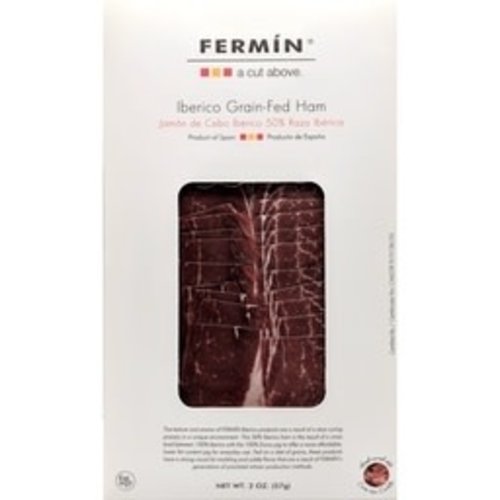 Fermin Jamon de Cebo Iberico Grain-Fed Ham Sliced 2oz, Spain