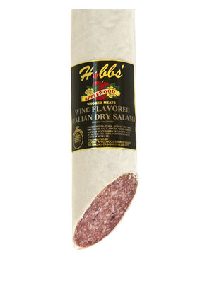 Hobbs' Wine Flavored Italian Dry Salami, 8oz.