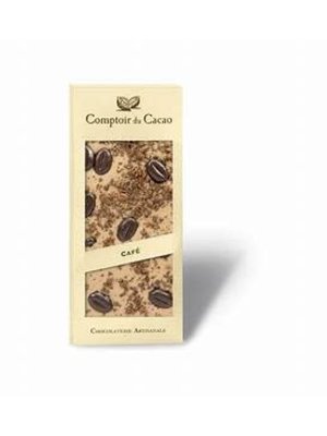 Comptoir du Cacao, Blond Chocolate with Coffee, France, 3.17 oz