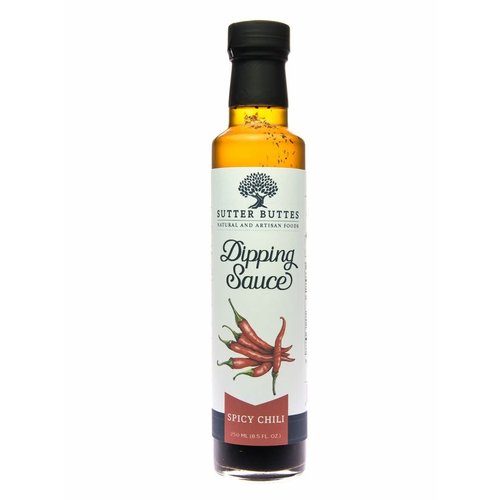 Sutter Buttes Spicy Chili Dipping Oil, Yuba City, CA, 8.5 fl oz Sutter Buttes Spicy Chili Dipping Oil, Yuba City, CA, 8.5 fl oz