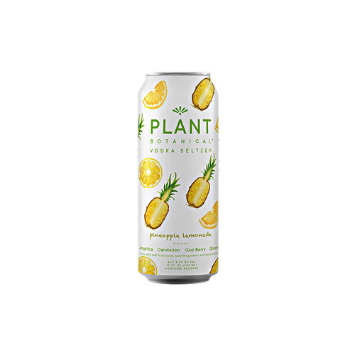 Plant Botanical Vodka Seltzer Pineapple Lemonade 12oz can Plant Botanical Vodka Seltzer Pineapple Lemonade 12oz can