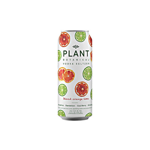 Plant Botanical Vodka Seltzer Blood Orange Lime 12oz can Plant Botanical Vodka Seltzer Blood Orange Lime 12oz can
