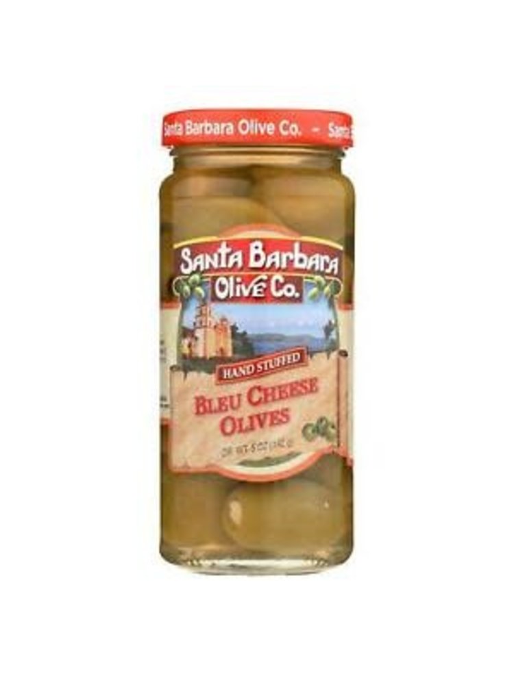Santa Barbara Olive Co. Blue Cheese Stuffed Olives, 10 oz