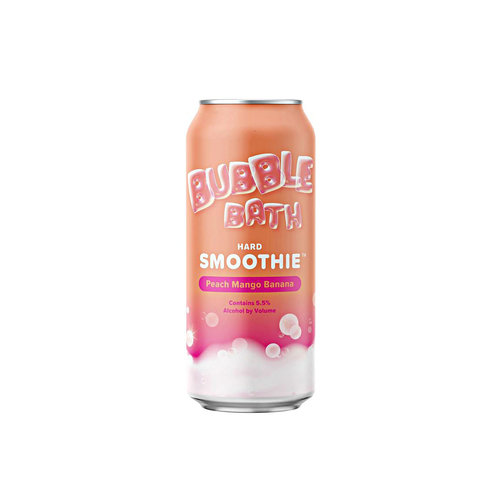 Alvarado Street "Bubble Bath-Peach Mango Banana" Hard fruited smoothie seltzer 16oz can-Salinas, CA Alvarado Street "Bubble Bath-Peach Mango Banana" Hard fruited smoothie seltzer 16oz can-Salinas, CA