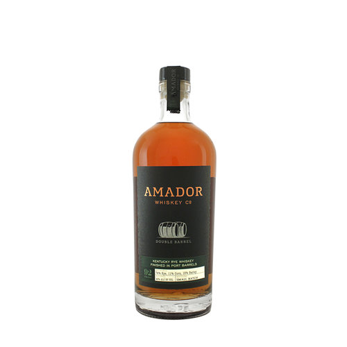 Amador Double Barrel Kentucky Rye Whiskey Finished in Port Barrels Amador Double Barrel Kentucky Rye Whiskey Finished in Port Barrels