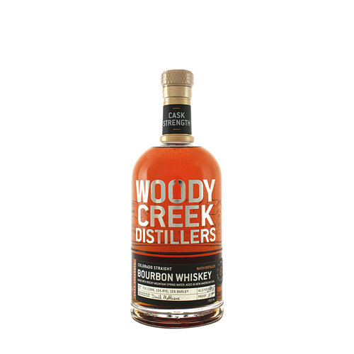 Woody Creek Cask Strength Straight Bourbon Whiskey Aged 6 Years, Basalt, Colorado Woody Creek Cask Strength Straight Bourbon Whiskey Aged 6 Years, Basalt, Colorado