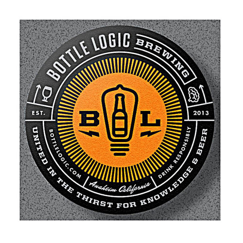 Bottle Logic Brewing "Phosphorescence" BBA Strong Ale with coconut pineapple and almont 500ml bottle-Anaheim, CA Bottle Logic Brewing "Phosphorescence" BBA Strong Ale with coconut pineapple and almont 500ml bottle-Anaheim, CA