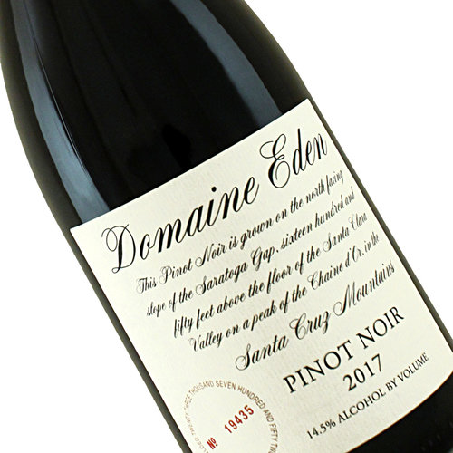 Domaine Eden 2017 Pinot Noir, Santa Cruz Mountains Domaine Eden 2017 Pinot Noir, Santa Cruz Mountains