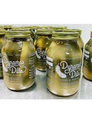 Dynamo's Dills Full Sour Dill Pickles 32oz Jar