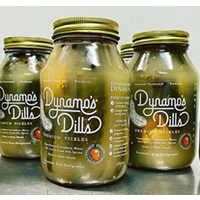 Dynamo's Dills "Dynamite" Spicy Dill Pickles 32oz Jar