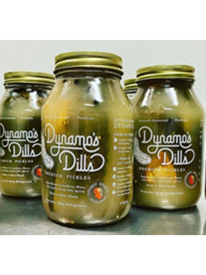 Dynamo's Dills "Dynamite" Spicy Dill Pickles 32oz Jar